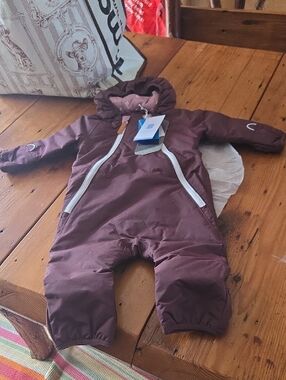 Nwt Northern Classics Sz 12 Months Snowsuit - Deep Plum